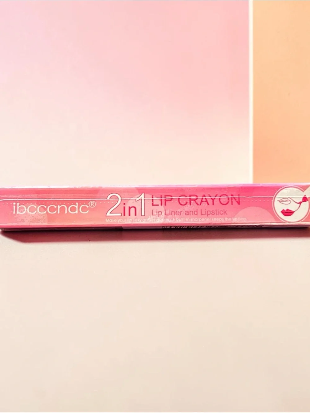 4/$20 2-in-1 Pink Lip Crayon - Lip Liner & Lipstick